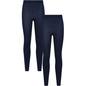 Mountain Warehouse Dames/Dames Geborstelde Isotherm Thermische Legging (Set van 2) (Marine)