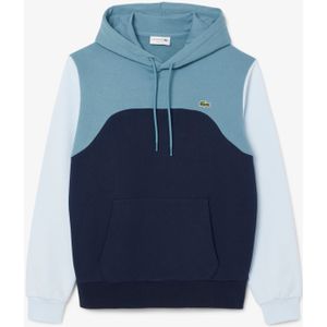 Heren Lacoste Classic-Fit Colour Blocked Sweatshirt met capuchon in Multi colour