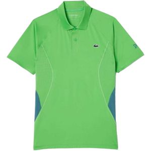 Lacoste Heren Novak Djokovic Regular Tennis Poloshirt (Groen)
