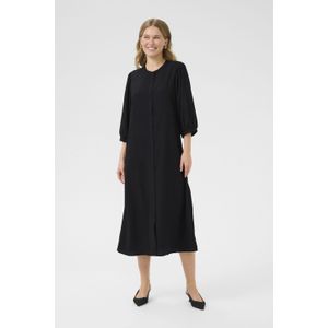 Kaffe - Zofia - Jurk - Zwart - 3/4 Lengte - Normale Pasvorm