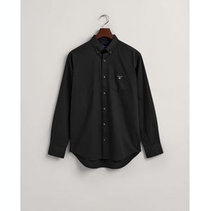 Gant Broadcloth overhemd voor heren, zwart