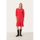 Part Two - Nimi - Jurk - Cranberry - Knielengte - Driekwart Mouw