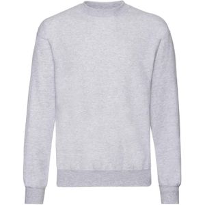 Fruit of the Loom Unisex Volwassen Polycotton Set-in Sweatshirt (Heather Grijs)