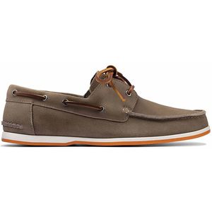 Clarks - Pickwell Sail - Herenschoenen - Bruin - Suède Leren