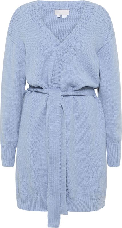 RISA gebreid lang vest teylon