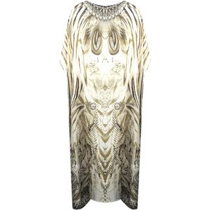 Inoa - Makucha Panthera - Kaftan - Bruin - Lange Cover Up