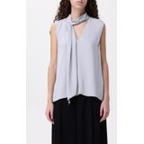 Patrizia Pepe, Dames, Tops, Grijs, Maat: XS Zijde,