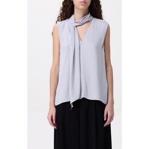 Patrizia Pepe, Dames, Tops, Grijs, Maat: XS Zijde,