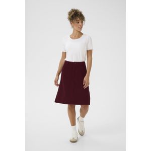 Cream - Cory - A-lijnrok - Bordeaux - Knielengte