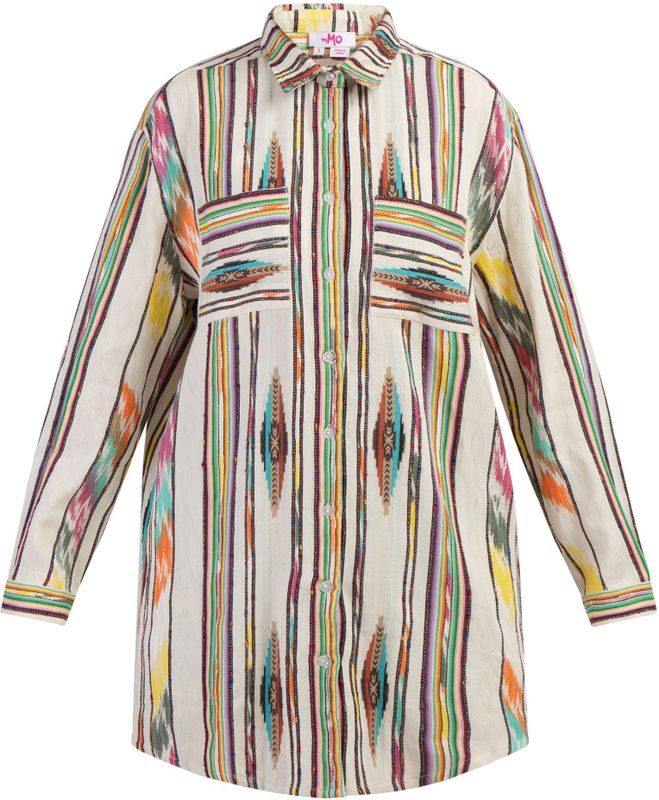Mymo - Overhemdjurk - Veelkleurig - Inca-patroon