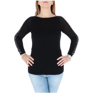 Pinko - Gebreide Trui - Zwart - 67% Fleece Wol