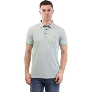 Heren Timberland Baboosic Brook Oxford Poloshirt in Groen