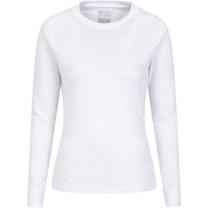 Mountain Warehouse Dames/Dames Talus Top met lange mouwen (Wit)