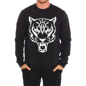 FIPSG604 heren sweatshirt met lange mouwen en ronde hals