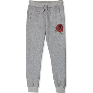 Joggingbroeken - Back Flow - Katoen Fleece - Met Borduursels en Kristallen
