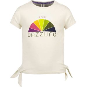 B.Nosy T-shirt B.Dazzeling Met Printopdruk Offwhite - Maat 4J / 104cm