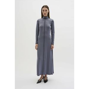 Jerseyjurk - Slim Fit - Enkel Lengte - Lange Mouwen - 90% Viscose