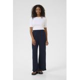 Broek - Midnight Marine - Loose Fit - Hoge Taille - Lange Lengte