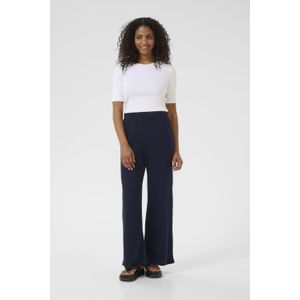 Broek - Midnight Marine - Loose Fit - Hoge Taille - Lange Lengte