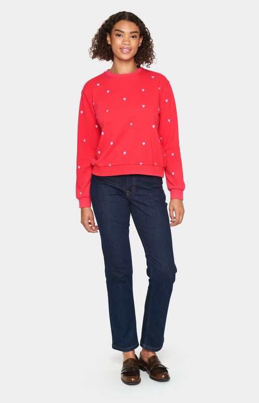 Sweatshirt Casual fit Viva Magenta Bonbon Harts red