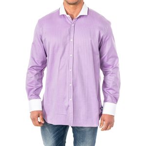 La Martina - Lila Long Sleeve Shirt - Overhemd - Heren - Katoen