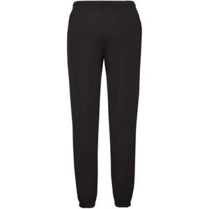 Fruit of the Loom Heren klassieke 80/20 joggingbroek (Zwart)