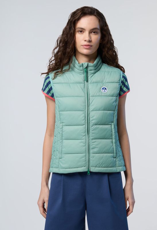 North Sails - Naomi - Mouwloos Damesjack - Gerecycled Nylon - Gewatteerd