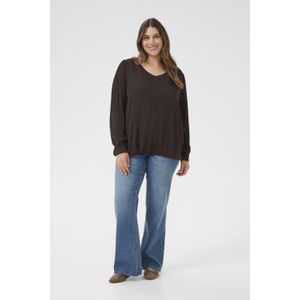 Blouse met lange mouwen KCtina Blouse met lange mouwen Regular fit dark brown