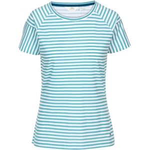 Trespass - Dames Ani T-Shirt (Aquamarijn Streep) - Maat 2XS