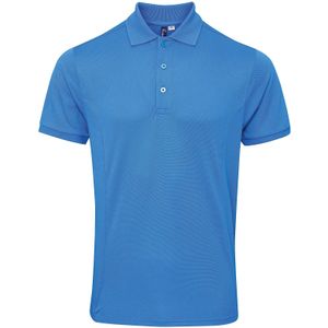 Premier Heren Coolchecker Plus Pique Polo Met CoolPlus (Saffier)