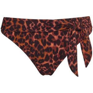 marlies dekkers bikinibroekje Jungle Diva donkerbruin/oranje