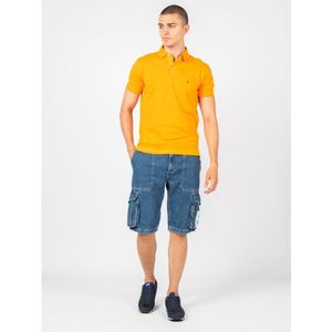 Tommy Hilfiger Poloshirt Slim Fit Mannen oranje