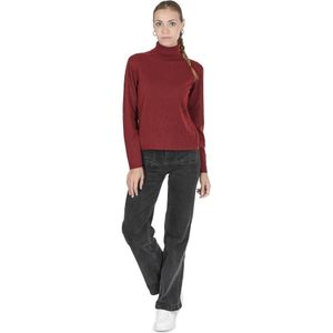 Crown Of Edinburgh Cashmere Dames Coltrui Coe 0020 Donker Rood - Maat S