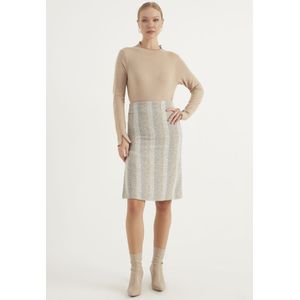 Geruite Midi Rok - Maat S