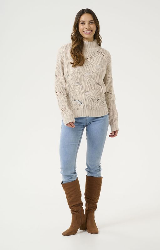 Pullover Straight fit beige