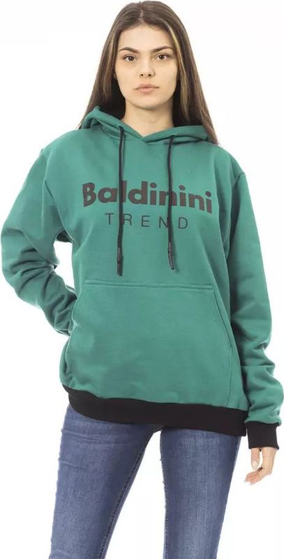 Green - BA22527 - Hoodie - Zwart - Katoen