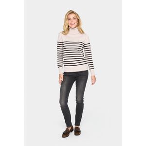 Saint Tropez - Coltrui - Gestreept - Hoge Hals - Lange Mouwen