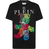 Philipp Plein, Heren, Tops, Zwart, Maat: 2XL Katoen,