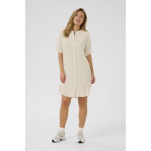 Kaffe - Blousejurk - Beige gemêleerd - Agitte