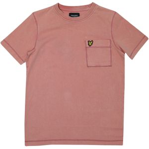 Boy's Lyle And Scott Flatlock T-Shirt in Rose