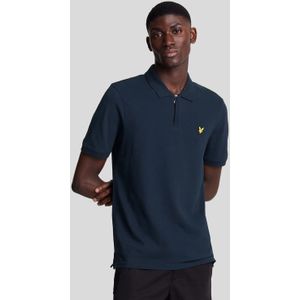 Lyle And Scott - Zip Poloshirt - Navy - Heren