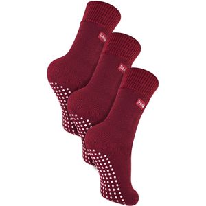 1 Pack Kinderen Binnen Thermo Slippersokken met Grip