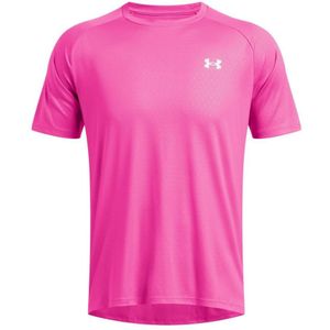 Under Armour Heren Tech T-Shirt met reliëf (Roze)