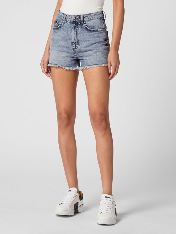 Denim Korte Broek Love