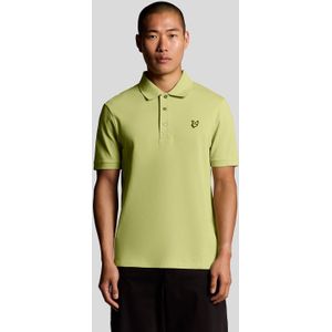 Lyle & Scott katoenen poloshirt - geel