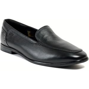 Pod - Penny - Leren Instappers - Zwart