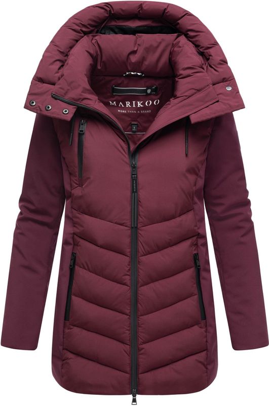 Marikoo - Tivaa XVI - Dames Winterjas - Met Softshell - Afneembare Capuchon