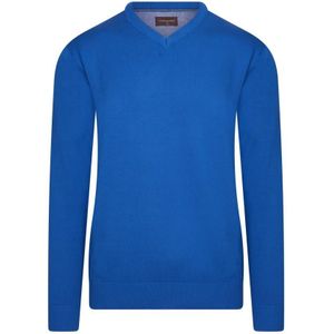 Cappuccino Italia Sweaters Pullover Royal Blauw - Maat L