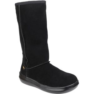 Rocket Dog Dames/Dames Sugardaddy Suede Pull-On Laarzen (Zwart)