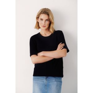 Part Two, Dames, Tops, Blauw, Maat: 3XL Katoen,